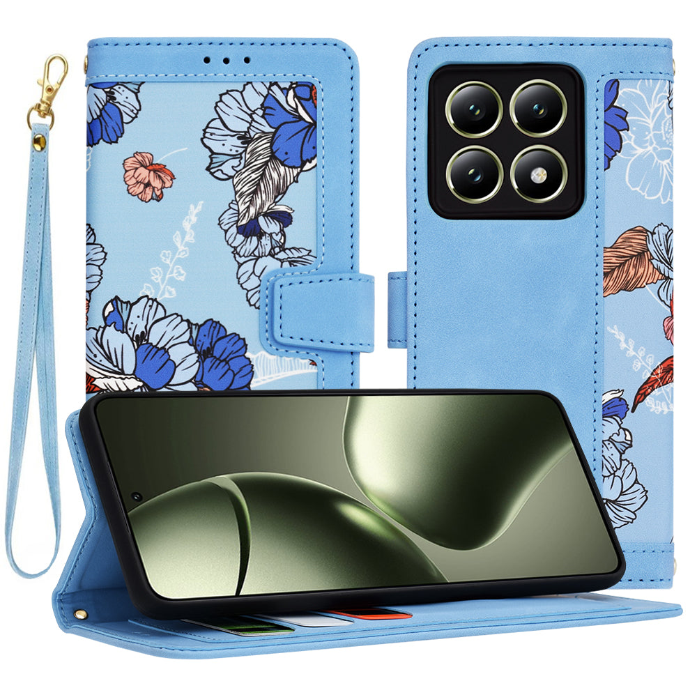Hoesje voor Xiaomi 14T, Techsuit, FlipCraft, Blauw