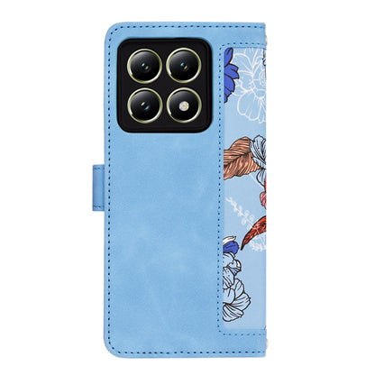 Hoesje voor Xiaomi 14T, Techsuit, FlipCraft, Blauw