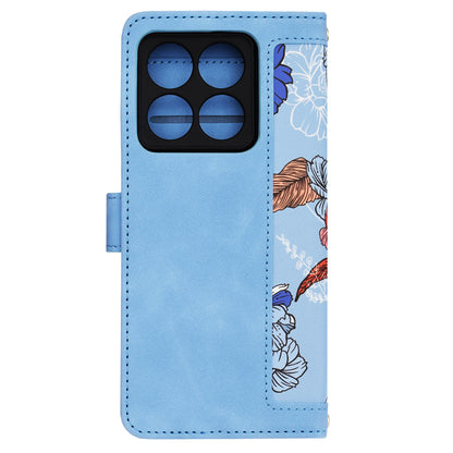 Hoesje voor Xiaomi 14T, Techsuit, FlipCraft, Blauw