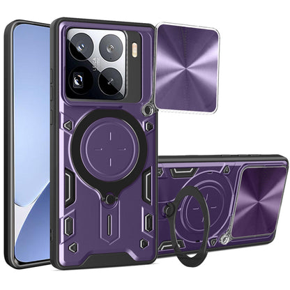 Hoes voor Xiaomi 15 Pro, Techsuit, CamGuard Pro, Paars
