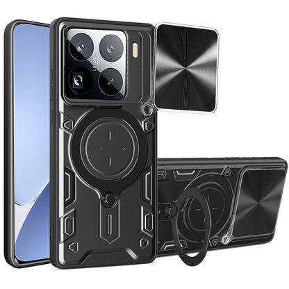 Hoes voor Xiaomi 15 Pro, Techsuit, CamGuard Pro, Zwart