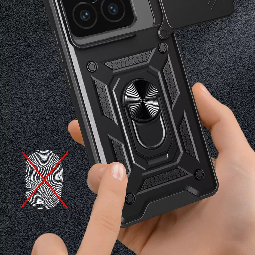 Hoes voor Xiaomi 15 Pro, Techsuit, CamShield, Zwart