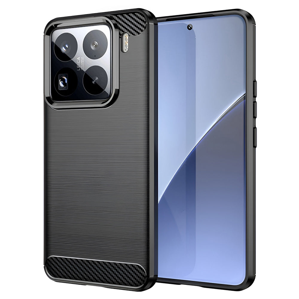 Hoes voor Xiaomi 15 Pro, Techsuit, Carbon, Zwart