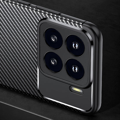 Hoes voor Xiaomi 15 Pro, Techsuit, CarbonFiber, Zwart