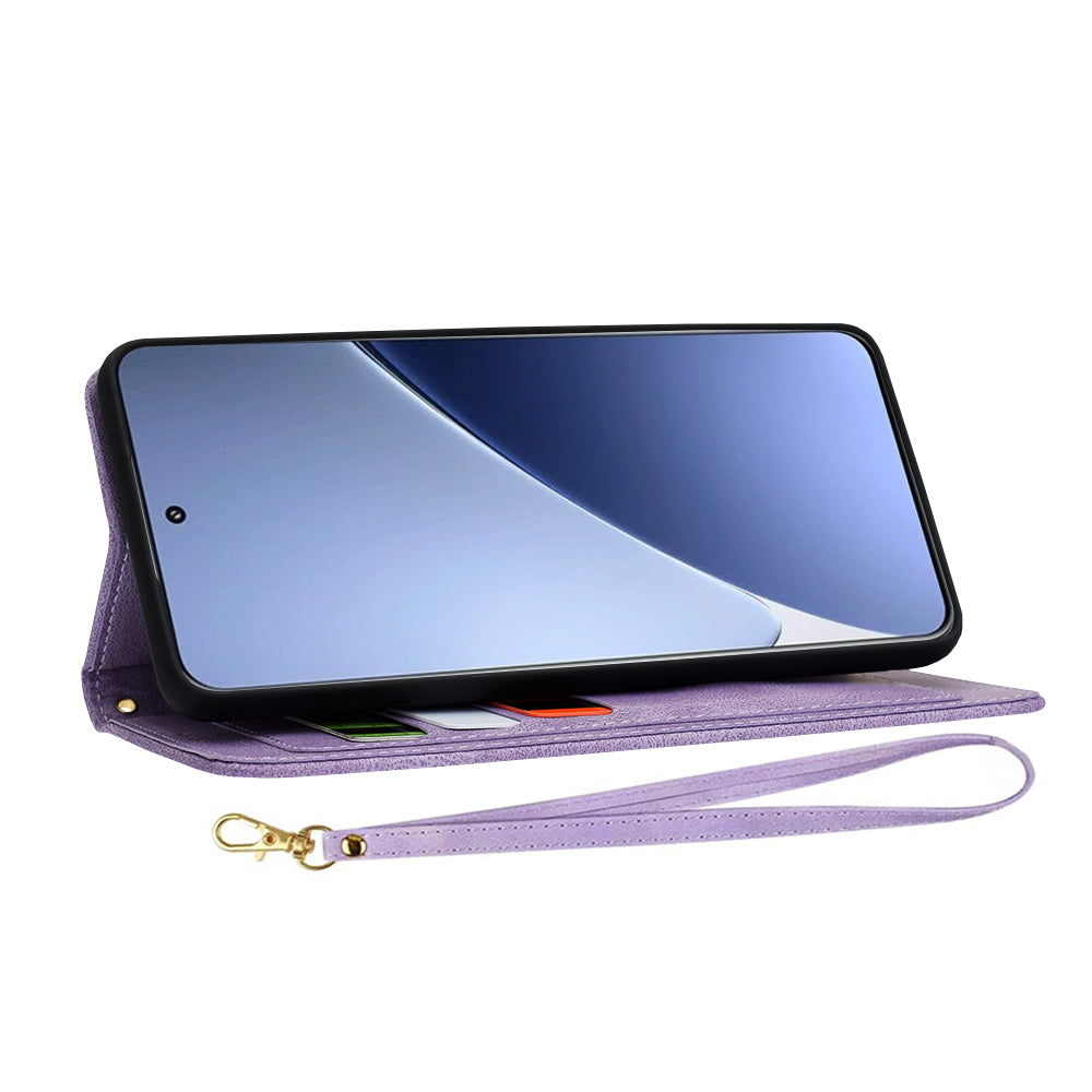 Hoes voor Xiaomi 15 Pro, Techsuit, FlipCraft, Paars