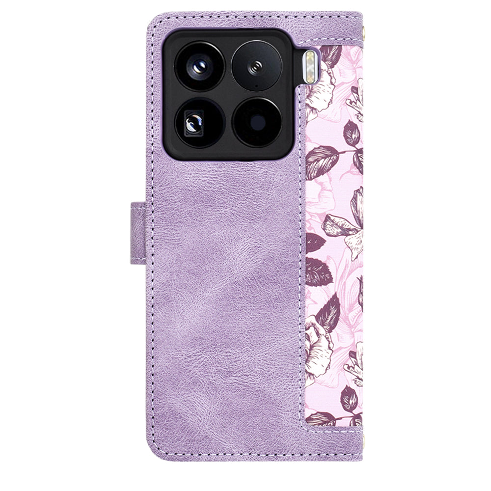 Hoes voor Xiaomi 15 Pro, Techsuit, FlipCraft, Paars