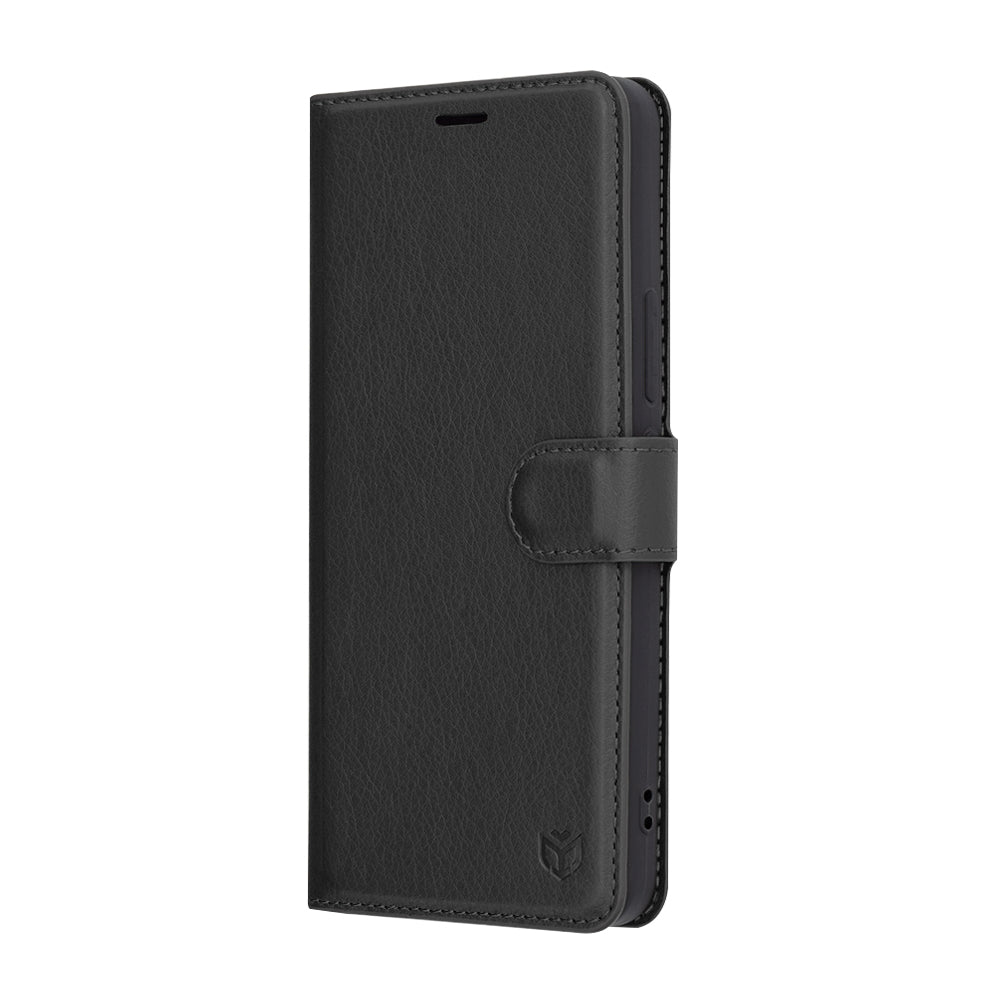 Hoes voor Xiaomi 15 Pro, Techsuit, Leather Folio, Zwart