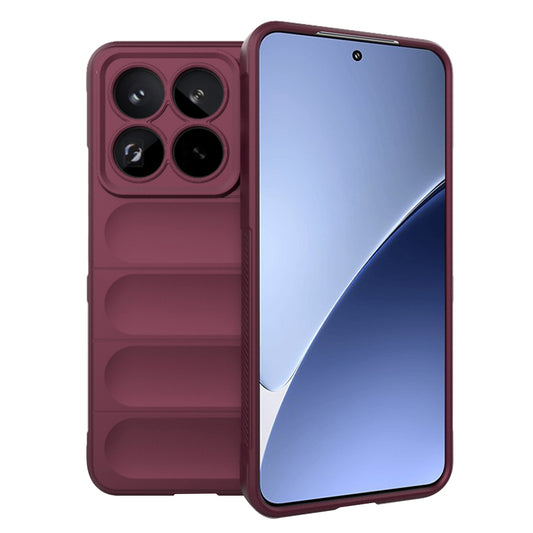 Hoesje voor Xiaomi 15 Pro, Techsuit, Magic Shield, Wijnrood