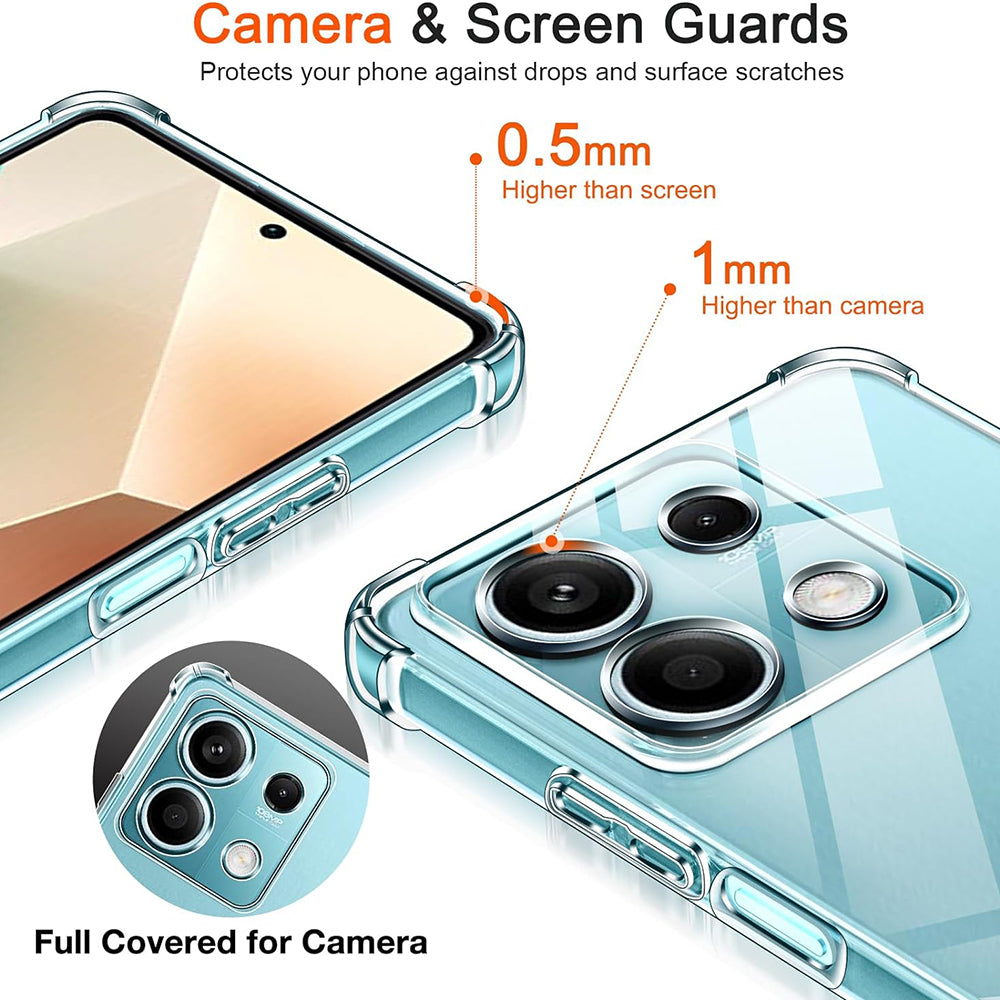 Case for Xiaomi 15 Pro, Techsuit, Shockproof Clear, Transparent
