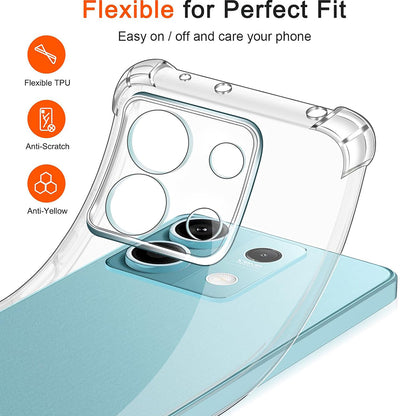 Case for Xiaomi 15 Pro, Techsuit, Shockproof Clear, Transparent