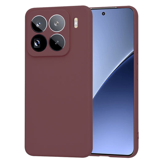 Hoesje voor Xiaomi 15 Pro, Techsuit, SoftFlex, Wijnrood