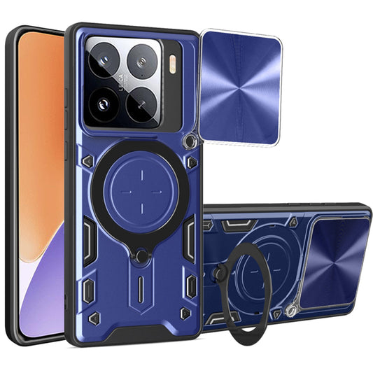 Hoes voor Xiaomi 15, Techsuit, CamGuard Pro, Blauw