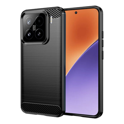 Hoes voor Xiaomi 15, Techsuit, Carbon, Zwart