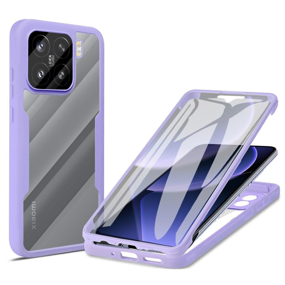 Hoes voor Xiaomi 15, Techsuit, ColorVerse 360, Paars
