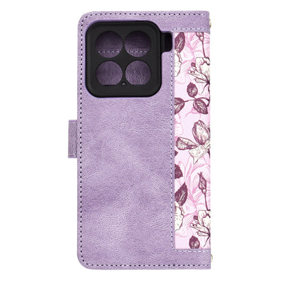 Hoes voor Xiaomi 15, Techsuit, FlipCraft, Paars