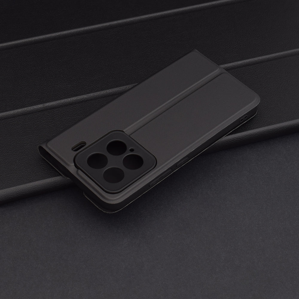Hoes voor Xiaomi 15, Techsuit, Magskin Book, Zwart