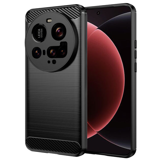 Hoes voor Xiaomi 15 Ultra, Techsuit, Carbon, Zwart