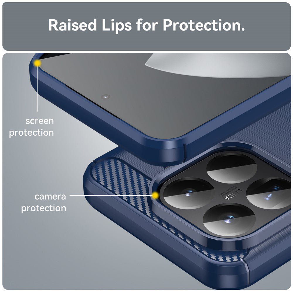 Hoes voor Xiaomi 15T Pro, Techsuit, Carbon, Blauw