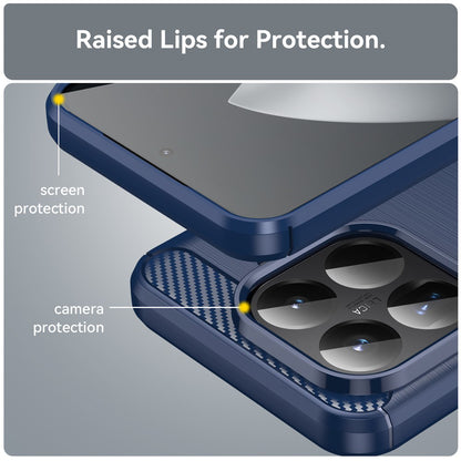 Hoes voor Xiaomi 15T Pro, Techsuit, Carbon, Blauw