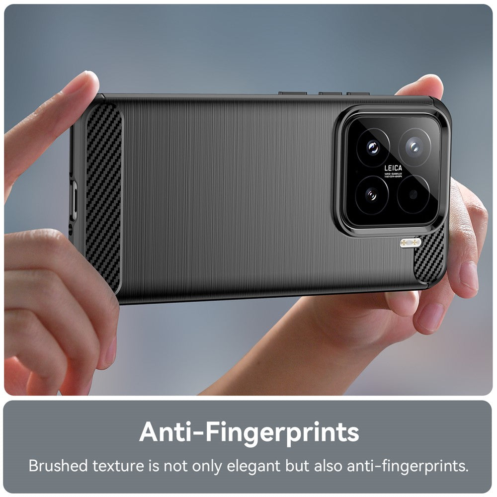Hoes voor Xiaomi 15T, Techsuit, Carbon, Zwart