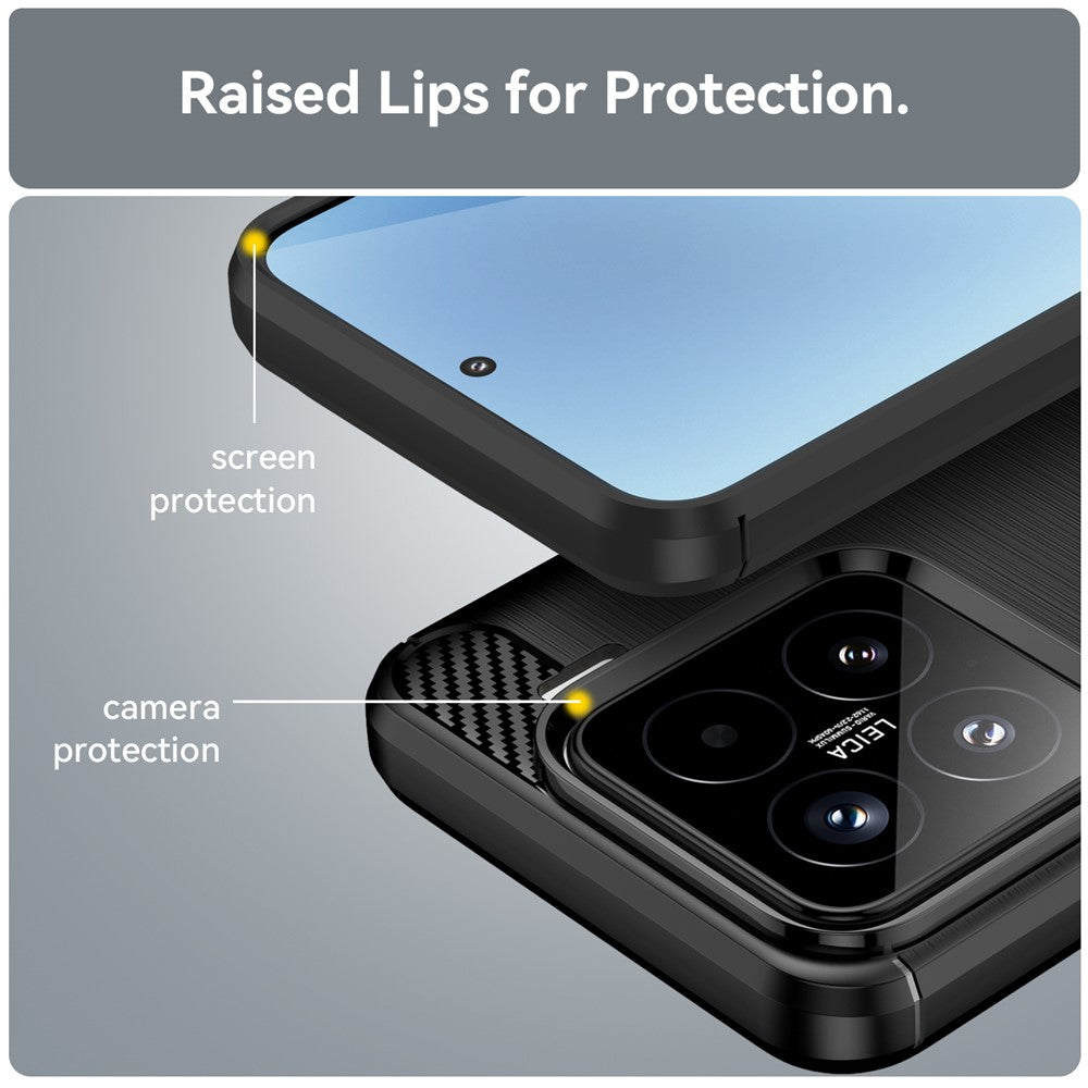 Hoes voor Xiaomi 15T, Techsuit, Carbon, Zwart