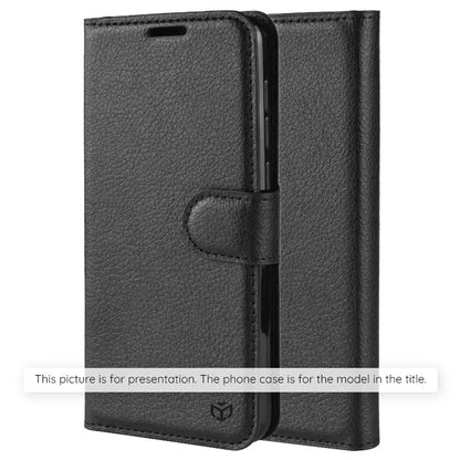 Hoes voor Xiaomi 15T, Techsuit, Leather Folio, Zwart