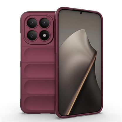 Hoes voor Xiaomi 15T, Techsuit, Magic Shield, Kersenrood