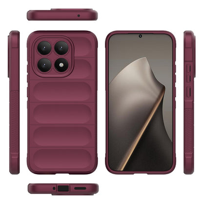 Hoes voor Xiaomi 15T, Techsuit, Magic Shield, Kersenrood