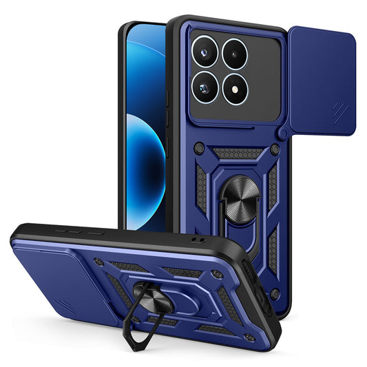 Hoes voor Xiaomi 17, Techsuit, CamShield, Blauw