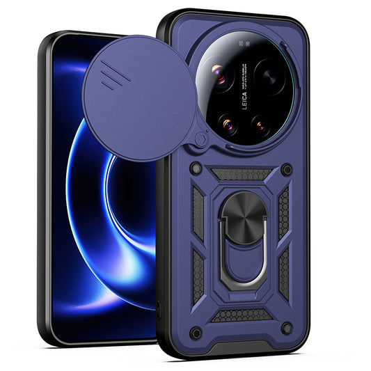 Hoes voor Xiaomi 17 Ultra, Techsuit, CamShield, Blauw