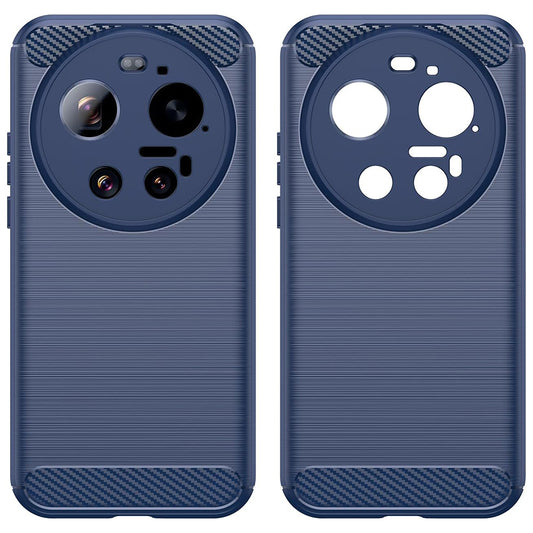 Hoes voor Xiaomi 17 Ultra, Techsuit, Carbon, Blauw