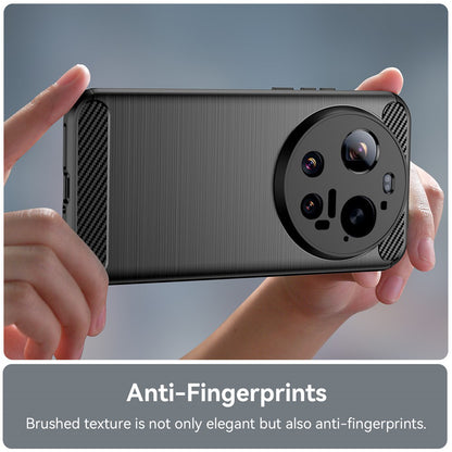 Hoes voor Xiaomi 17 Ultra, Techsuit, Carbon, Zwart