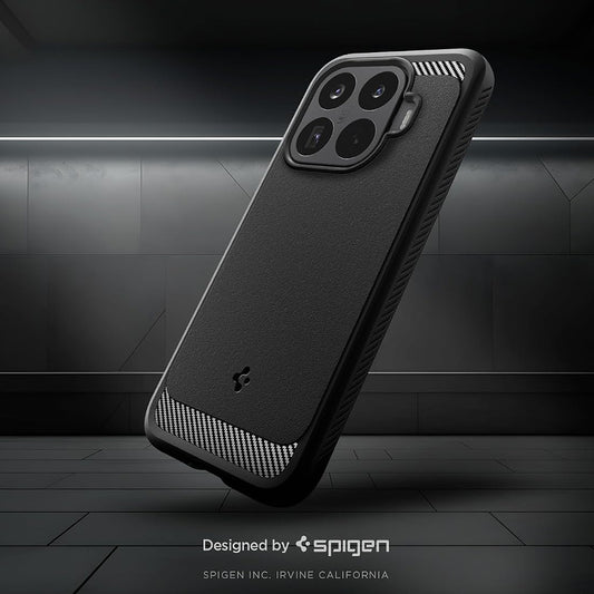 Hoesje voor Xiaomi 17T Pro, Spigen, Rugged Armor, Zwart ACS11869