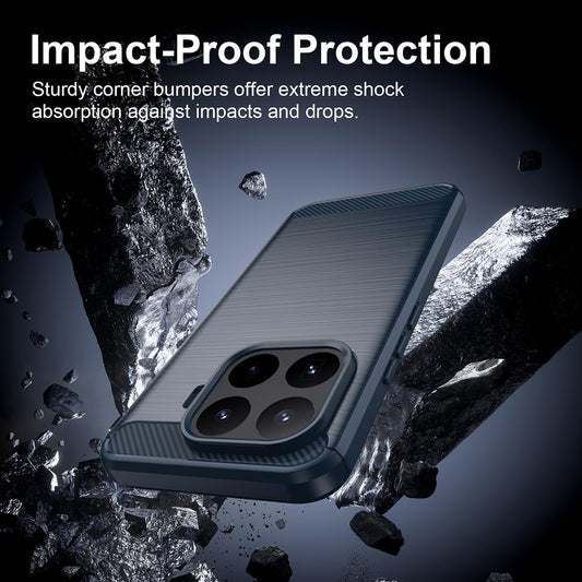 Hoes voor Xiaomi 17T Pro, Techsuit, Carbon, Blauw