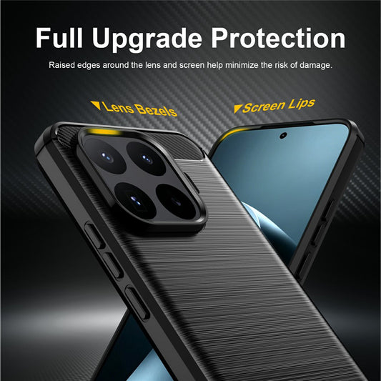 Hoes voor Xiaomi 17T Pro, Techsuit, Carbon, Zwart