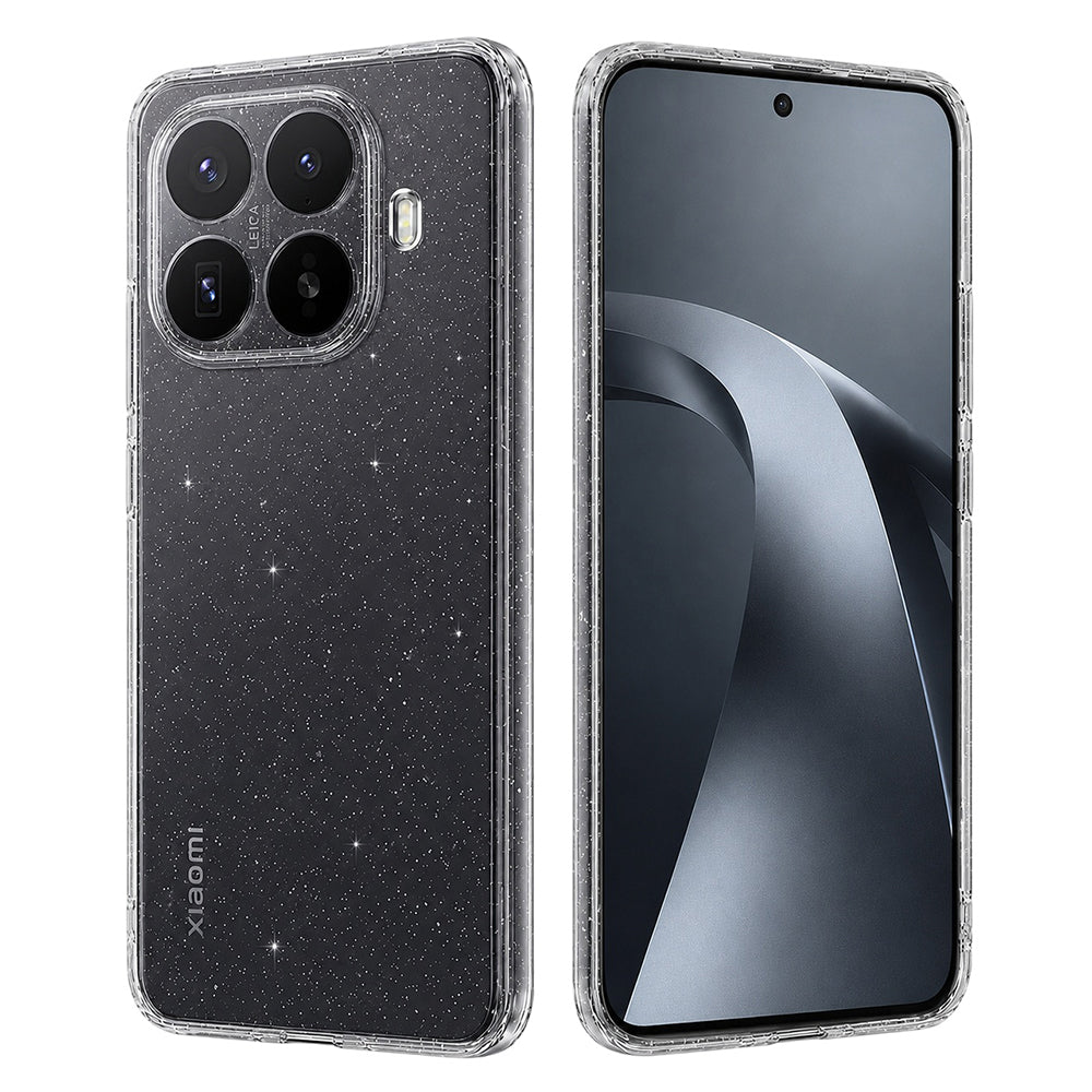 Hoesje voor Xiaomi 17T Pro, Techsuit, SparkleSkin, Transparant