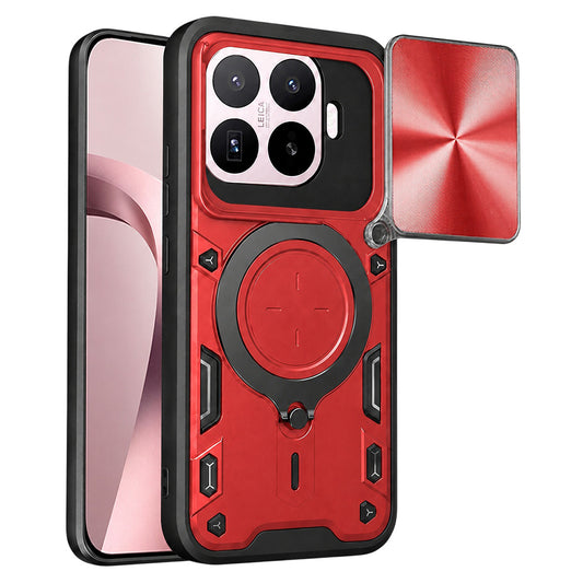 Hoes voor Xiaomi 17T, Techsuit, CamGuard Pro, Rood