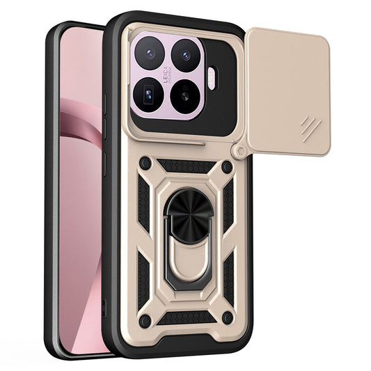 Hoes voor Xiaomi 17T, Techsuit, CamShield, Goudkleurig