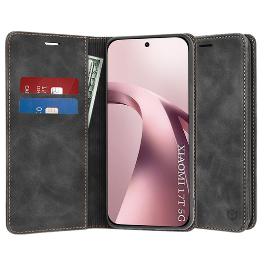 Hoes voor Xiaomi 17T, Techsuit, Confy, Zwart