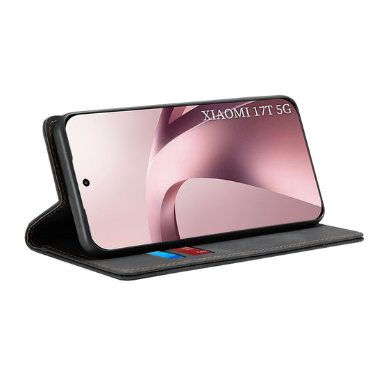 Hoes voor Xiaomi 17T, Techsuit, Confy, Zwart