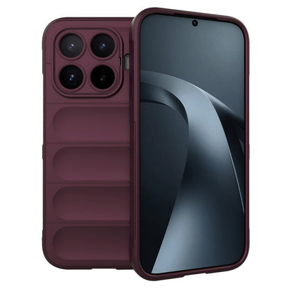 Hoesje voor Xiaomi 17T, Techsuit, Magic Shield, Wijnrood