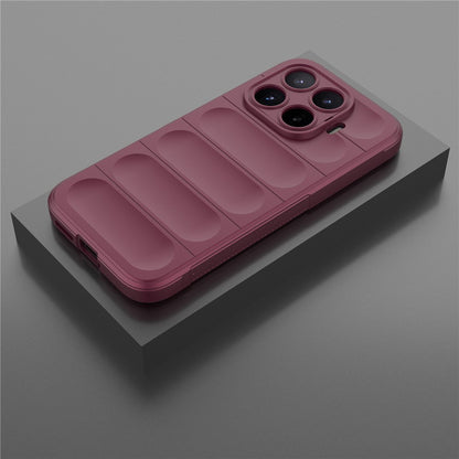 Hoesje voor Xiaomi 17T, Techsuit, Magic Shield, Wijnrood