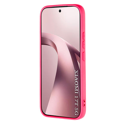 Hoesje voor Xiaomi 17T, Techsuit, SoftFlex, Donkerroze