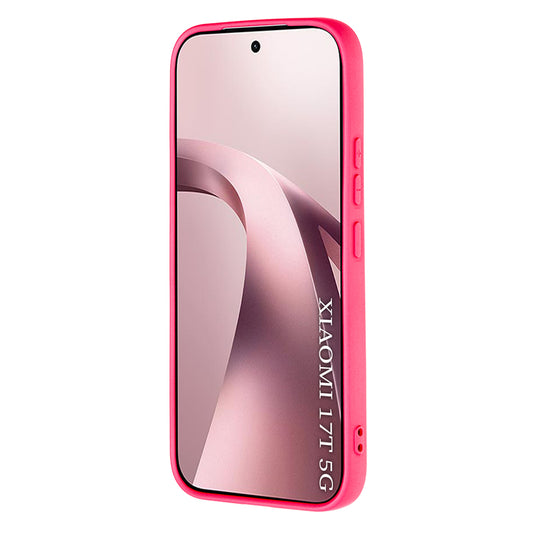 Hoesje voor Xiaomi 17T, Techsuit, SoftFlex, Donkerroze