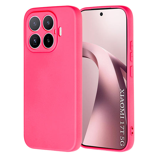 Hoesje voor Xiaomi 17T, Techsuit, SoftFlex, Donkerroze