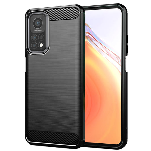 Hoes voor Xiaomi Mi 10T 5G / 10T Pro 5G, Techsuit, Carbon, Zwart