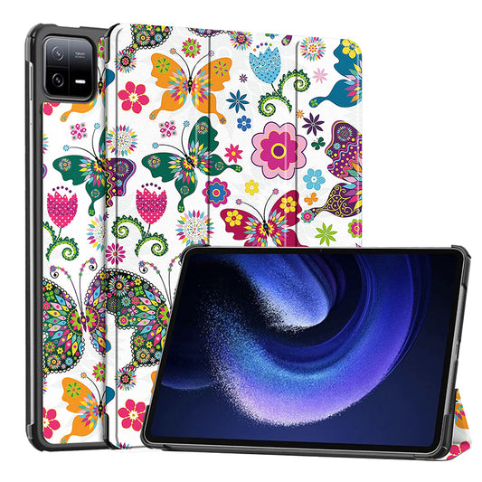 Hoes voor Xiaomi Pad 6 / 6 Pro, Techsuit, FoldPro Butterfly, Multicolor