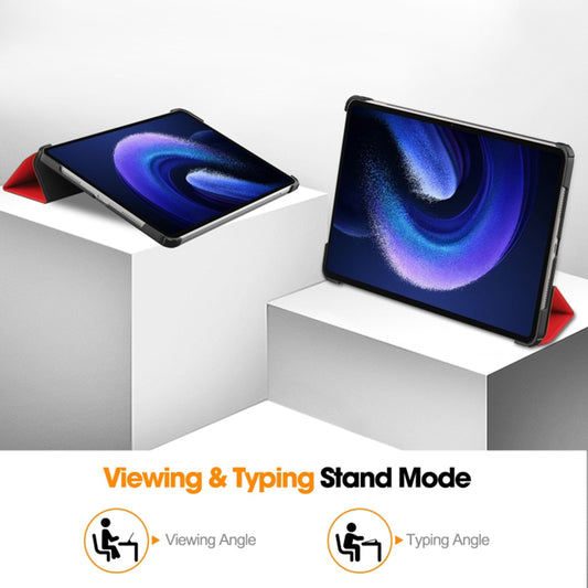 Hoes voor Xiaomi Pad 6 / 6 Pro, Techsuit, FoldPro, Rood