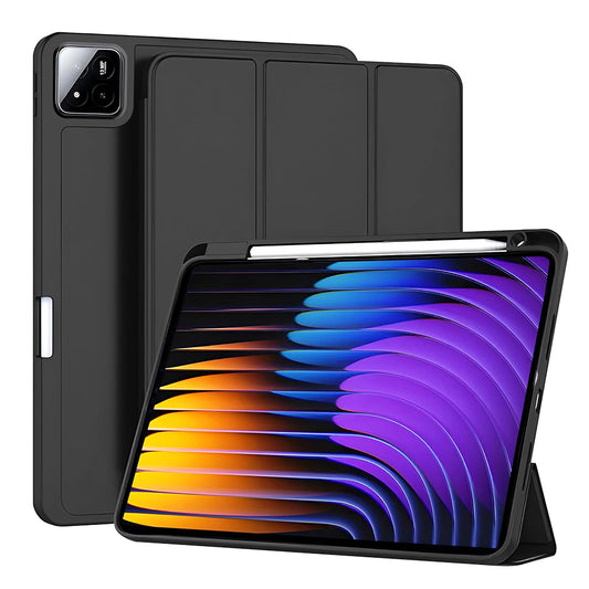 Hoes voor Xiaomi Pad 7 / 7 Pro, Techsuit, Flex Trifold, Zwart