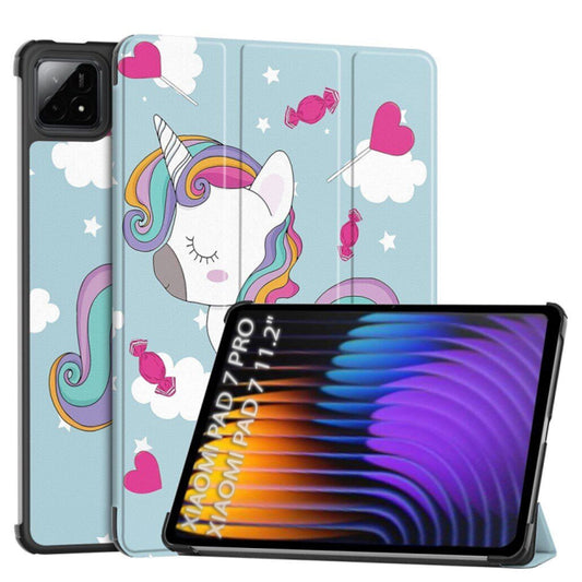 Hoes voor Xiaomi Pad 7 / 7 Pro, Techsuit, FoldPro Unicorn, Multicolor